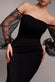 Dobby Organza Bishop Sleeve Multiway Maxi Dress DR5011