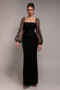 Dobby Organza Bishop Sleeve Multiway Maxi Dress DR5011