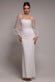 Dobby Organza Bishop Sleeve Multiway Maxi Dress DR5011