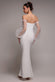 Dobby Organza Bishop Sleeve Multiway Maxi Dress DR5011