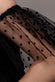 SCUBA & POLKA MESH OFF THE SHOULDER MIDI DRESS DR5016