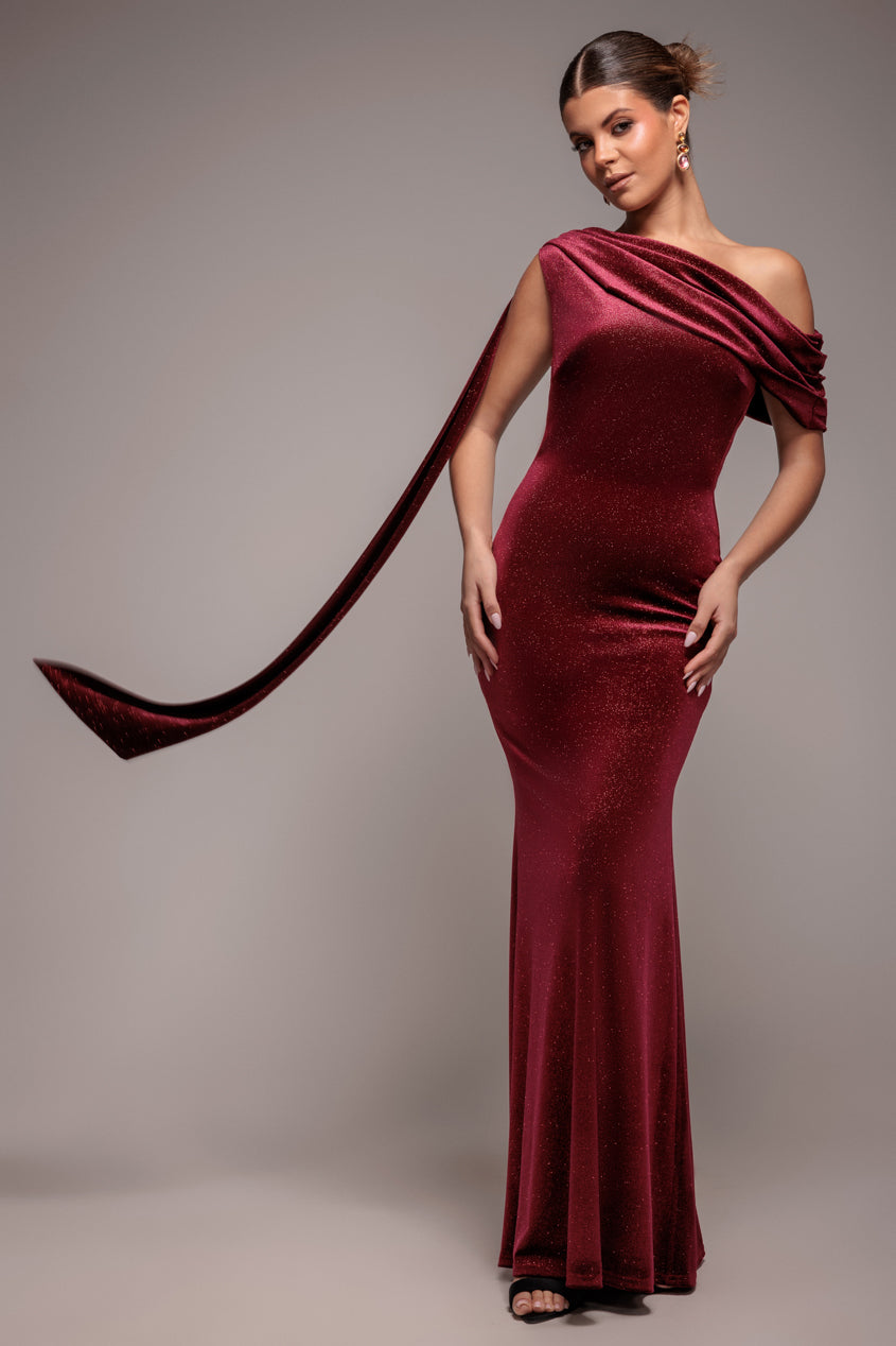 Robe De Soirée Rouge Métallisée City Goddess - Taille 12, Neuve Avec étiquettes
