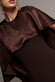 Scoop Neck Soft Satin Cape Sleeve Maxi Dress DR5074