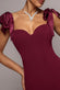 MULTIWAY BOW SOFT SATIN SWEETHEART MAXI DRESS DR5078