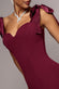 MULTIWAY BOW SOFT SATIN SWEETHEART MAXI DRESS DR5078