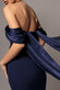 OFF SHOULDER SOFT SATIN WING CAPE MAXI DRESS DR5079