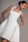 CORSET FIT AND FLARE HALTER NECK SKATER MINI DRESS BY GODDIVA DR5107