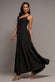 STRAPLESS FIT & FLARE A-LINE MAXI DRESS DR5114