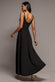 STRAPLESS FIT & FLARE A-LINE MAXI DRESS DR5114