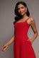 STRAPLESS FIT & FLARE A-LINE MAXI DRESS DR5114