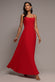 STRAPLESS FIT & FLARE A-LINE MAXI DRESS DR5114