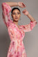 FLORAL PRINT WRAP A LINE MIDI DRESS BY GODDIVA DR5131