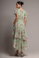 FLUTTER SLEEVE CHIFFON MIDAXI WRAP DRESS DR5140