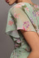 FLUTTER SLEEVE CHIFFON MIDAXI WRAP DRESS DR5140