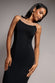DIAMANTE PEARL NECK SCUBA CREPE SLEEVELESS MAXI DRESS DR5210