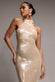 SEQUIN OPEN BACK HALTER NECK MAXI DRESS DR5237
