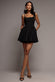 SLEEVELESS SCOOP NECK SKATER MINI DRESS DR5246