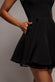 SLEEVELESS SCOOP NECK SKATER MINI DRESS DR5246