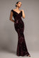 SEQUIN & VELVET OFF THE SHOULDER WRAP MAXI DRESS DR5256