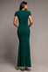 PLEATED ASYMMETRIC BODICE MERMAID MAXI DRESS DR5277