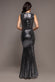 SLEEVELESS PRINCESS SEAM SEQUIN MERMAID MAXI DRESS DR5323