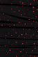 ONE SHOULDER FIT AND FLARE SEQUIN MAXI DRESS - BLACK RED BY GODDIVA DR5324