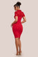 Lace Detail Bodycon Collar Dress DR960T