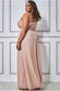 Lurex Spaghetti Strap Wrap Maxi Dress With Split DR3137P