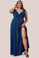 Wrap Bodice Sleeveless Lurex Split Maxi Dress DR1886P