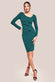 Side Neck Midi Dress DR4282
