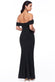 Cowl Neck Off The Shoulder Maxi Dress DR2690