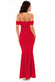 Cowl Neck Off The Shoulder Maxi Dress DR2690