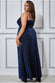 Lurex Spaghetti Strap Wrap Maxi Dress With Split DR3137P
