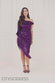 One Shoulder Asymmetric Midi Dress DR3702