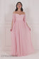 Chiffon Off The Shoulder Maxi With Wings DR3780