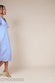 Flare Sleeve Frill Edge Midi Dress DR4313