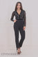 Deep V Neck Sequin Embroidered Jumpsuit TR123
