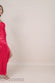 Slinky Satin One Shoulder Split Maxi Dress DR4388