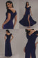 VELVET OFF SHOULDER PLEATED A LINE MAXI DRESS DR5187