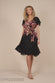 Floral Flutter Sleeve Wrap Midi Dress DR4548
