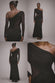 Gathered Cowl Asymmetric Mesh And Soft Touch Maxi Dress DR4800