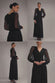 Gathered Long Balloon Sleeve A-Line Mesh Maxi Dress DR5003