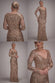 Long Sleeve Sequin Leaf Long Sleeve Maxi Dress DR4359