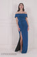 Lurex Bardot Maxi With Waterfall Ruffle Dress DR3998