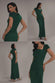 CAP SLEEVE PLEATED ASYMMETRIC MAXI DRESS DR5115