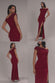 ASYMMETRIC ONE SHOULDER FRONT SPLIT SCUBA CREPE MAXI DRESS DR5200