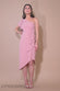 Waterfall Sleeve Wrap Midi Dress DR3990