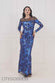 Floral Sequin Mesh Maxi Dress DR4041