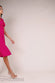 Scuba Crepe Twist Cutout Midi Dress DR4351
