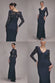 FIT & FLARE SCALLOP LACE V NECK MAXI DRESS DR4994
